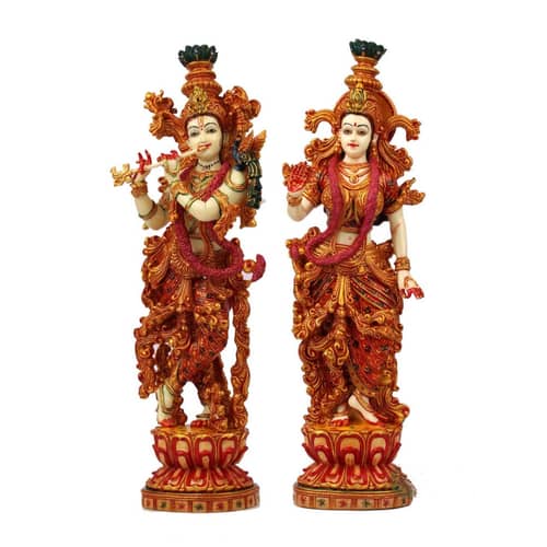 15" Radha Krishna Statue Idol