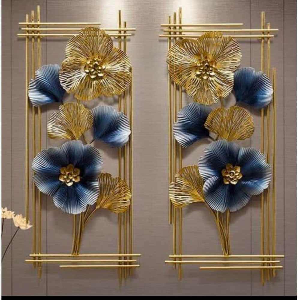 Beautiful Flower metal wall art  30x18 Inches - photo
