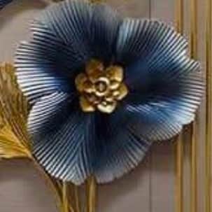 Beautiful Flower metal wall art  30x18 Inches - rear_view