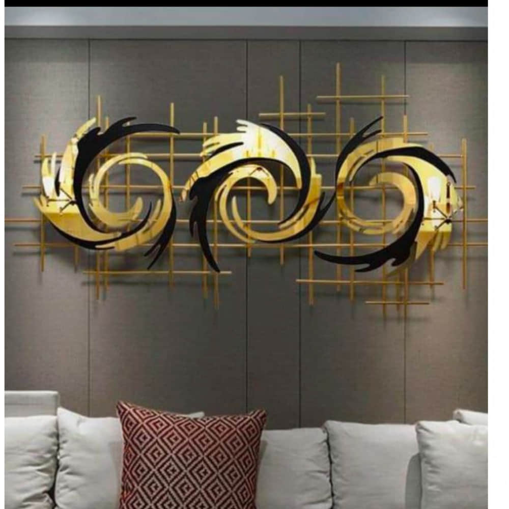 Beautiful Metal Wall Art 48X24Inches I High Quality - photo