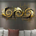 Beautiful Metal Wall Art 48X24Inches I High Quality - rear_view
