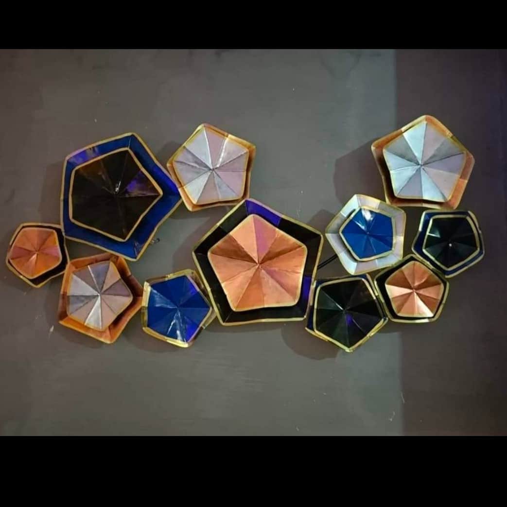 flower  Metal Wall Art I 48x20 Inches