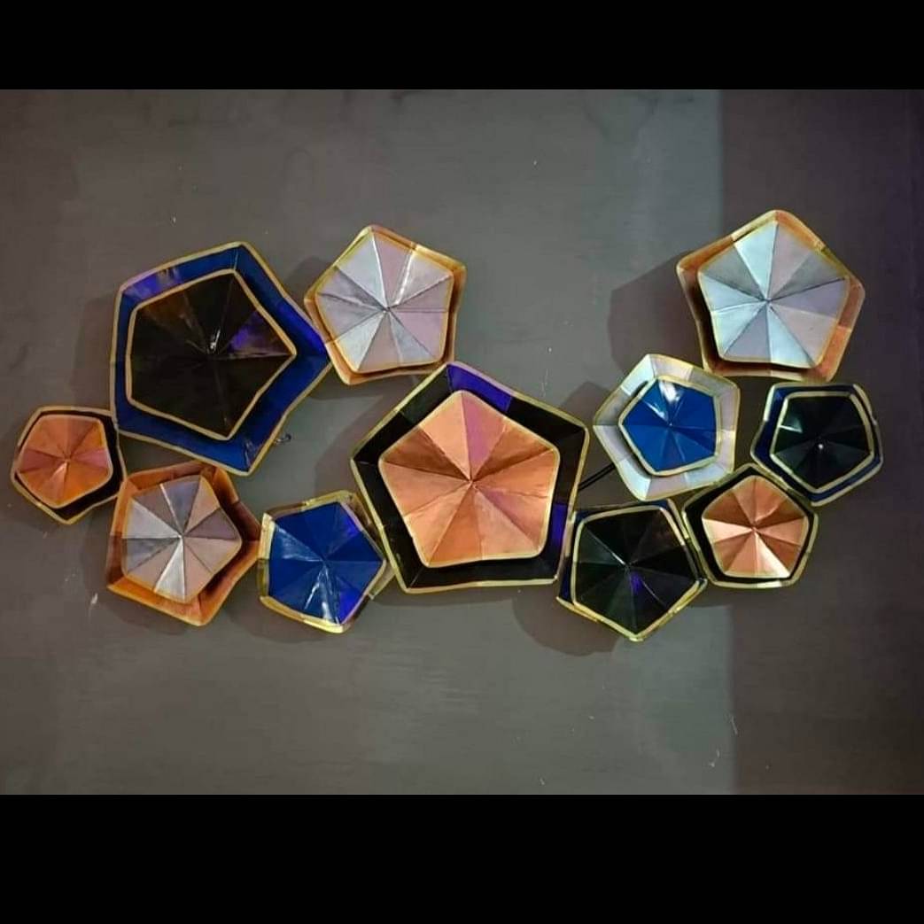 flower  Metal Wall Art I 48x20 Inches