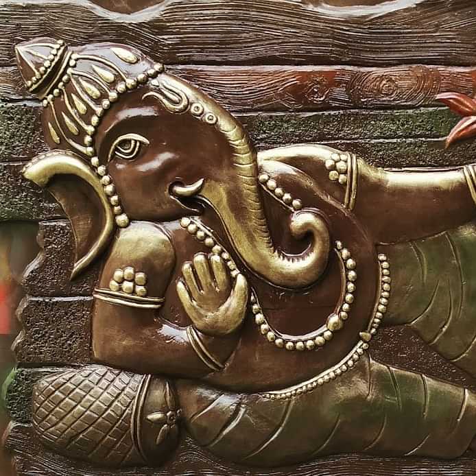 Lord Ganesha Mural - photo