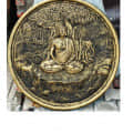 LORD BUDDHA SITTING MEDITATING POSE MURAL - photo