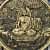 LORD BUDDHA SITTING MEDITATING POSE MURAL - rear_view