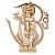 12" Om Krishna Statue Valentine Gift for him Krishna with Basuri Hare Krishna Bihari Balagopala Balakrishna Govinda Narayana Hindu Gift - photo