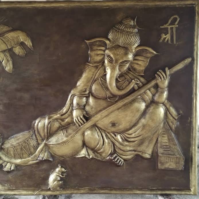AMULYART LORD GANESHA MURAL