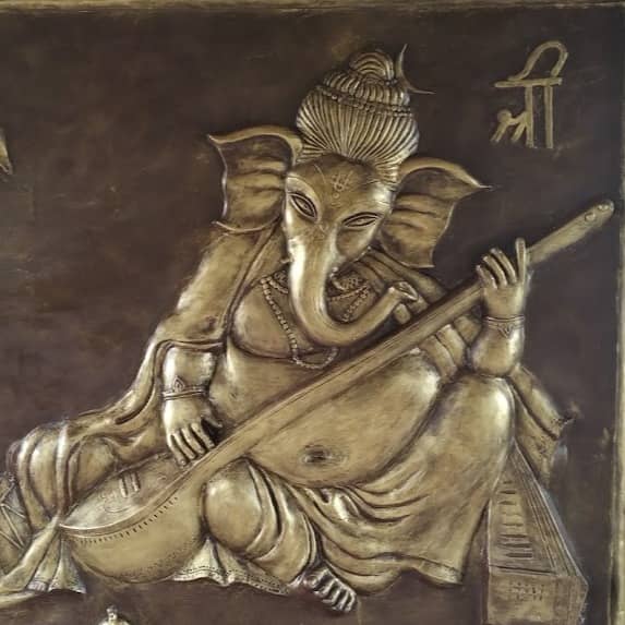 AMULYART LORD GANESHA MURAL
