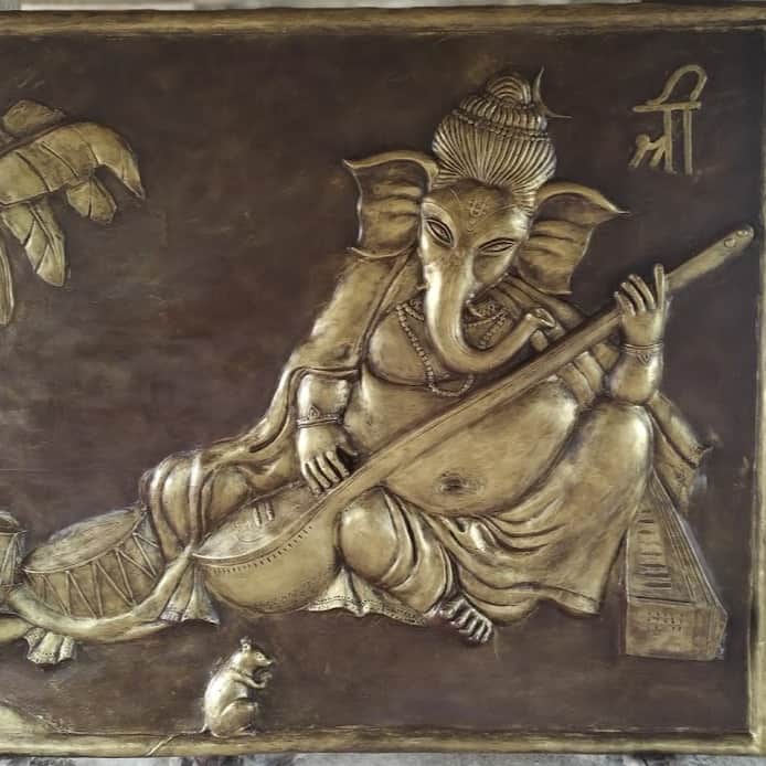 AMULYART LORD GANESHA MURAL - rear_view