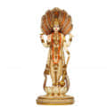 12'' Vishnu Statue Ivory Look - photo
