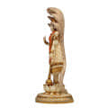 12'' Vishnu Statue Ivory Look - left_view