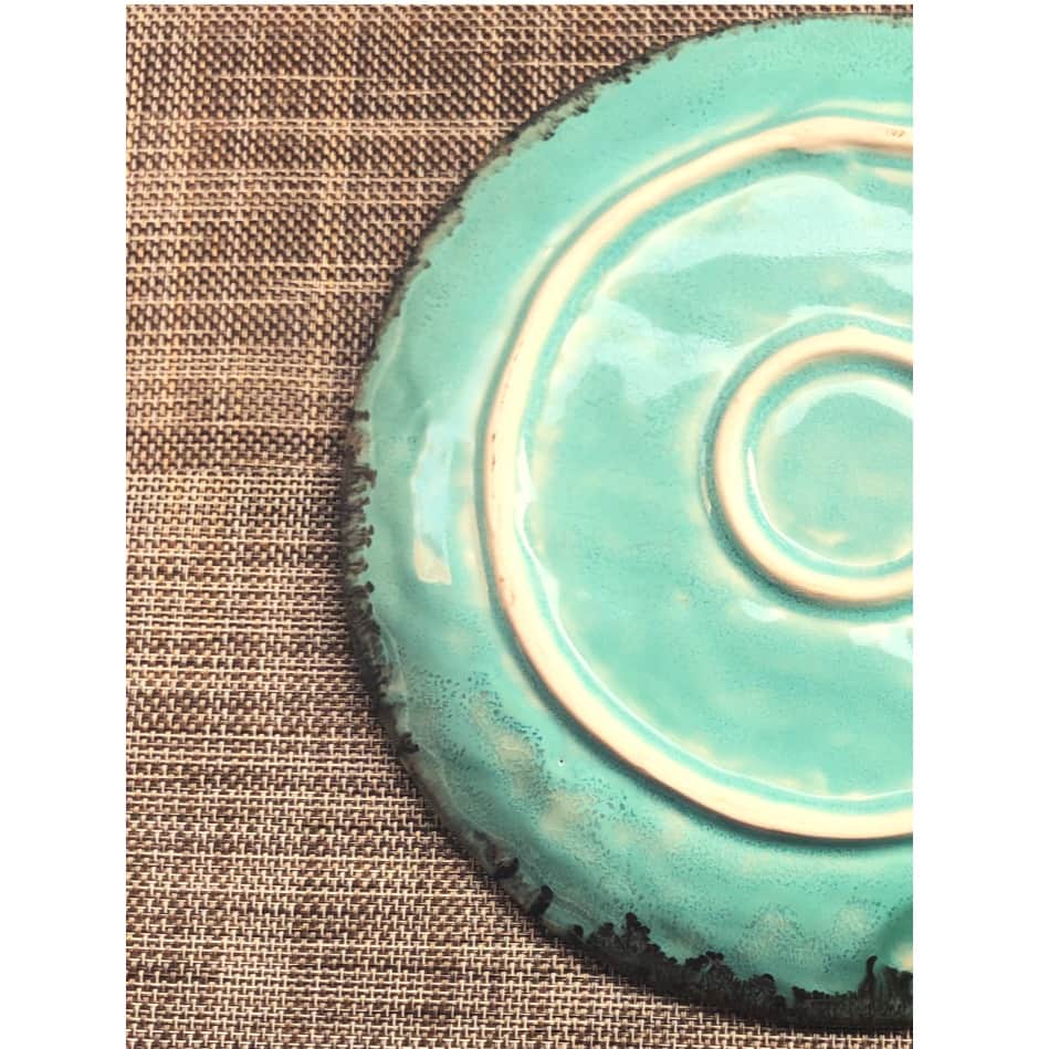 Auric dinner plate - rear_view