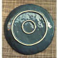Basalt dinner plate - rear_view