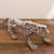 Silver Plated Panther Jaguar Statue - front_view