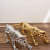 Silver & Gold Plated Panther Jaguar Statue - top_view