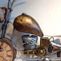 Decorative Vintage Wall Décor Bike with Clock Showpiece for Home Décor - front_view