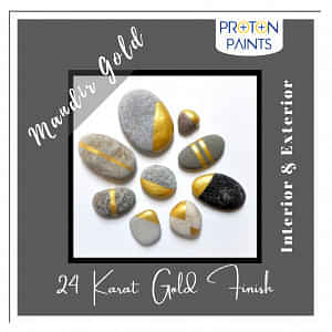 Proton Paints WB Metallic Paint (Gold) -1 Ltr - photo
