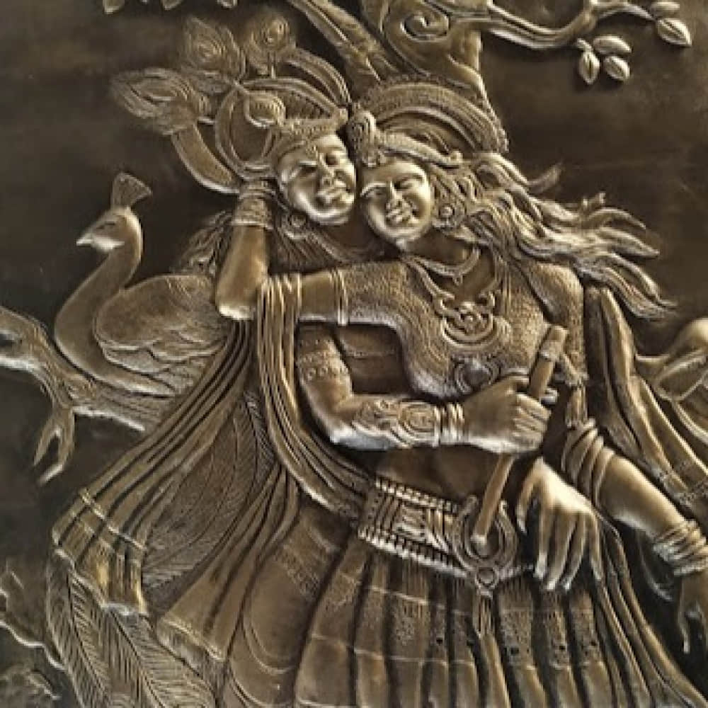 RADHA KRISHNA MURAL FOR HOME, OFFICE - photo