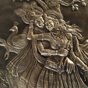 RADHA KRISHNA MURAL FOR HOME, OFFICE