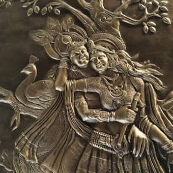 RADHA KRISHNA MURAL FOR HOME, OFFICE