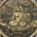 AMULYART LORD BUDDHA FRP MURAL FOR HOME AND OFFICE - front_view