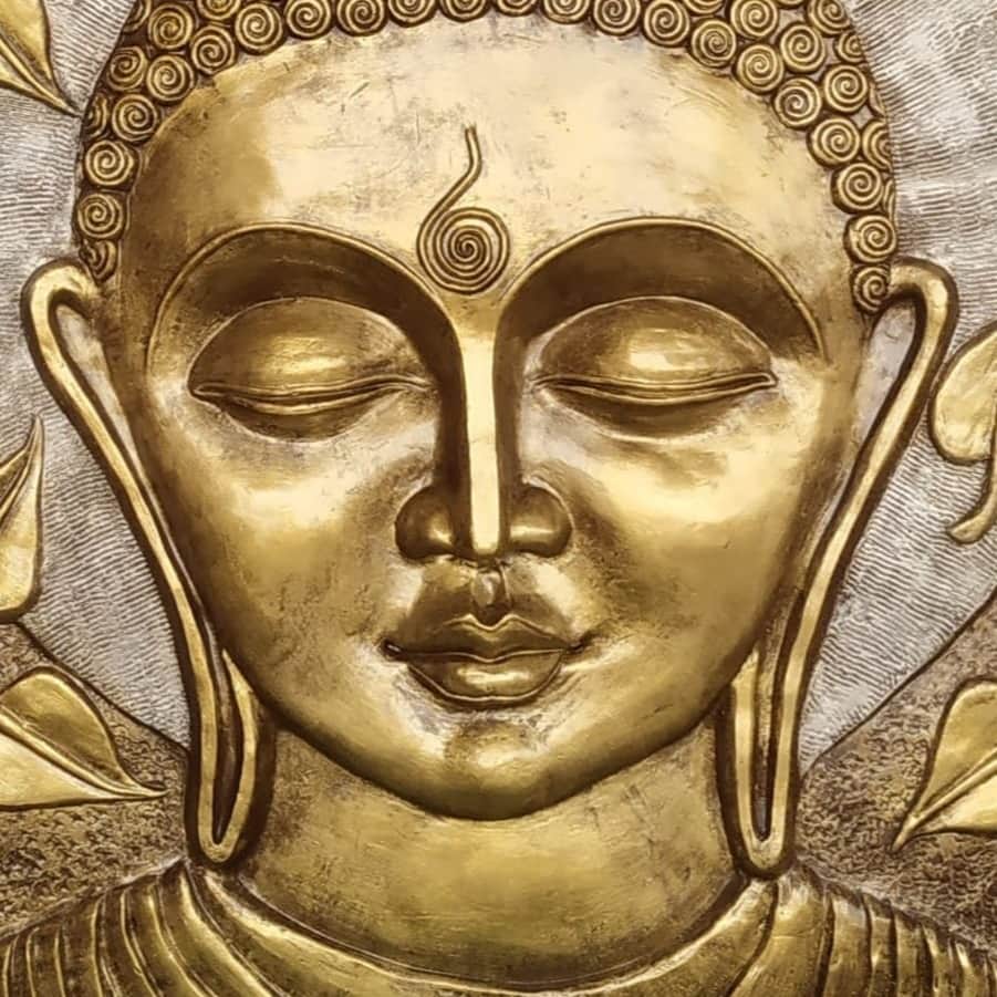 LORD BUDDHA FRP MURAL - front_view