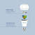 OPPLE LED Light Bulb B22 Base ;5W (40-Watt Equivalent)- 500 Lumen; 6500-Kelvin; Non-dimmable;Cool Daylight ; Life Time 20000 Hours Plus; 180Deg.Wide Range Lighting (5W;B22;Cool White; Pack of 6) - top_view