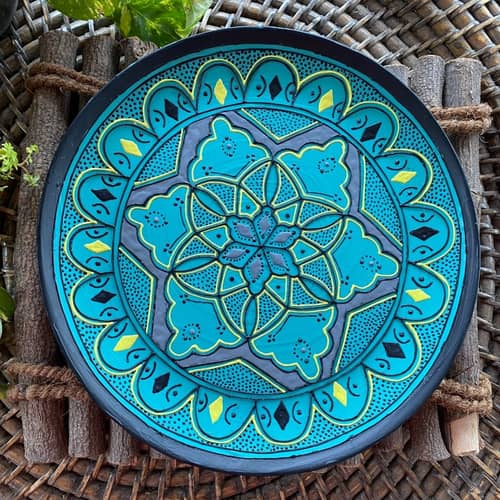 EARTHENWALLPLATES artificial wall  plates mandala art