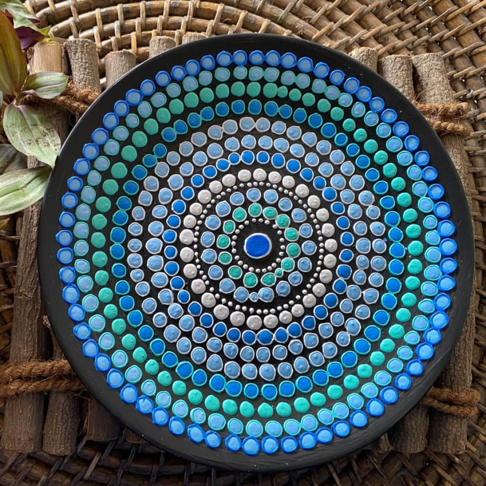 EARTHENWALLPLATES  artificial wall plates blues - photo