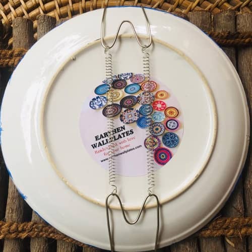 EARTHENWALLPLATES  artificial wall plates blues
