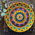EARTHENWALLPLATES artificial wall plates multicolor circular design - photo