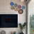 EARTHENWALLPLATES artificial wall plates blues - top_view