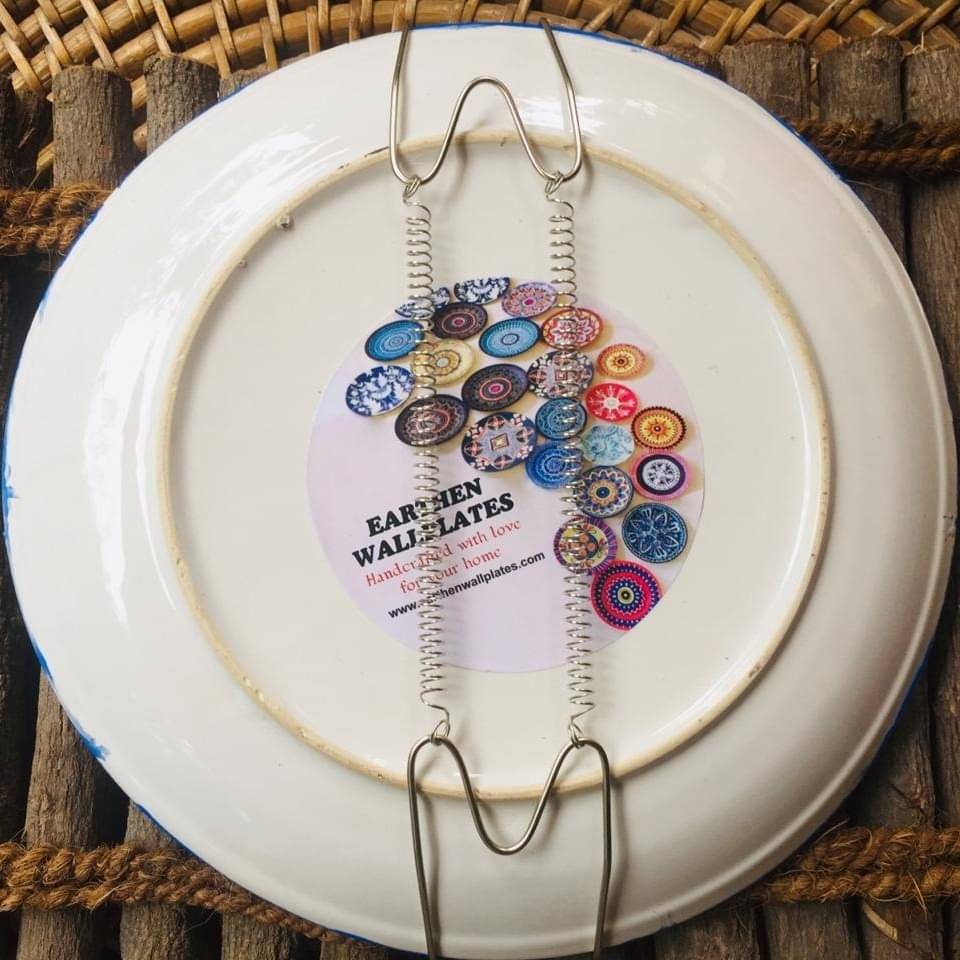 EARTHENWALLPLATES artificial wall plates blues