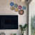 EARTHENWALLPLATES artificial wall plates floral design - top_view