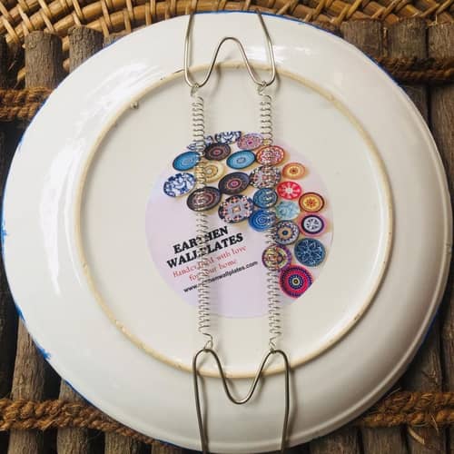 EARTHENWALLPLATES artificial wall plates floral design
