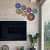 EARTHENWALLPLATES  artificial wall plates sky blue theme - top_view