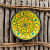 EARTHENWALLPLATES artificial wall plates yellow - front_view