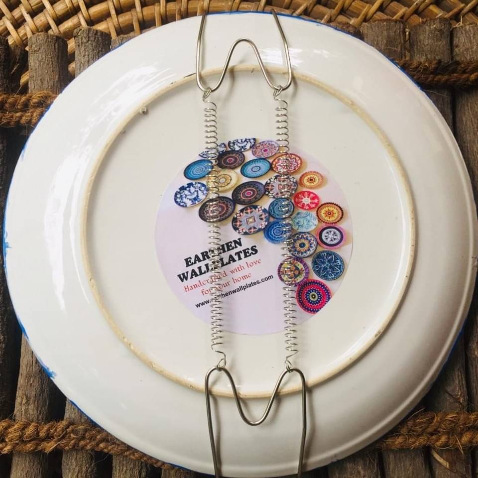 EARTHENWALLPLATES artificial wall plates with eye painting