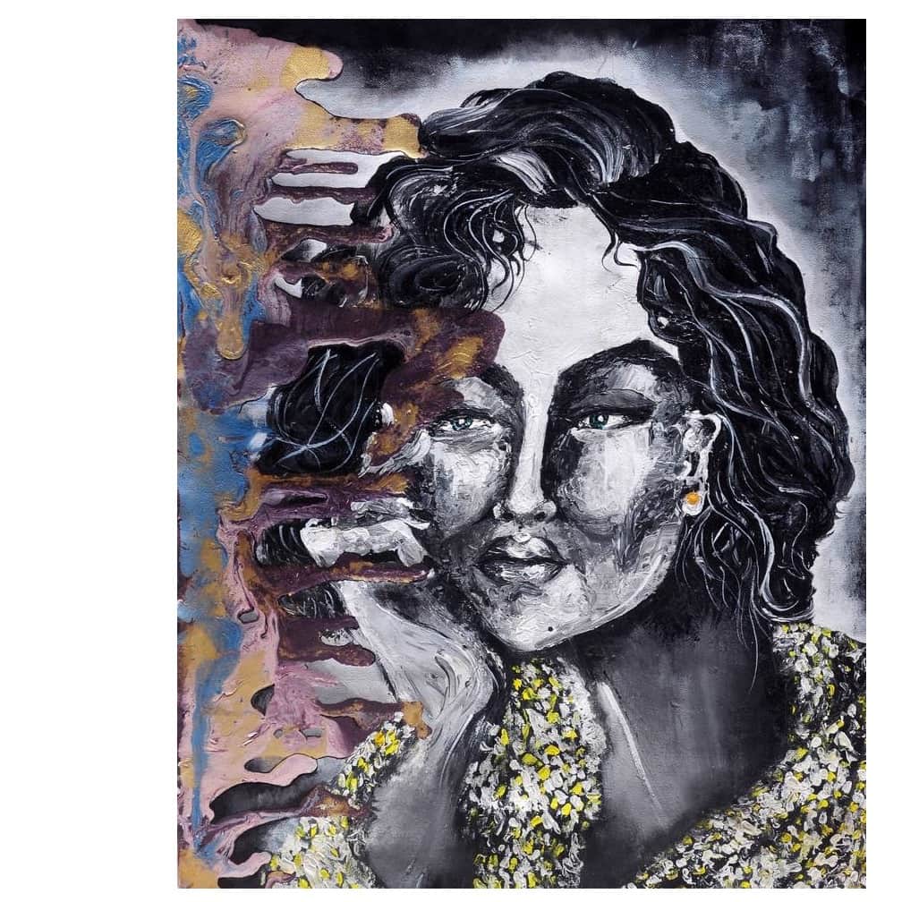 Painting Of remembering memory - front_view