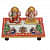God Ganesha and Laxmi chowki - rear_view