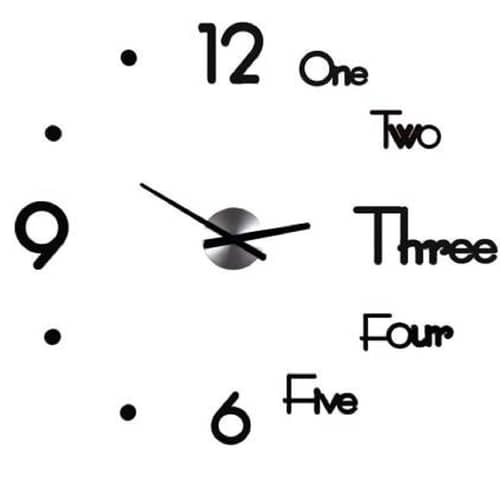 3-D Wall Clock