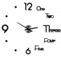 3-D Wall Clock - photo