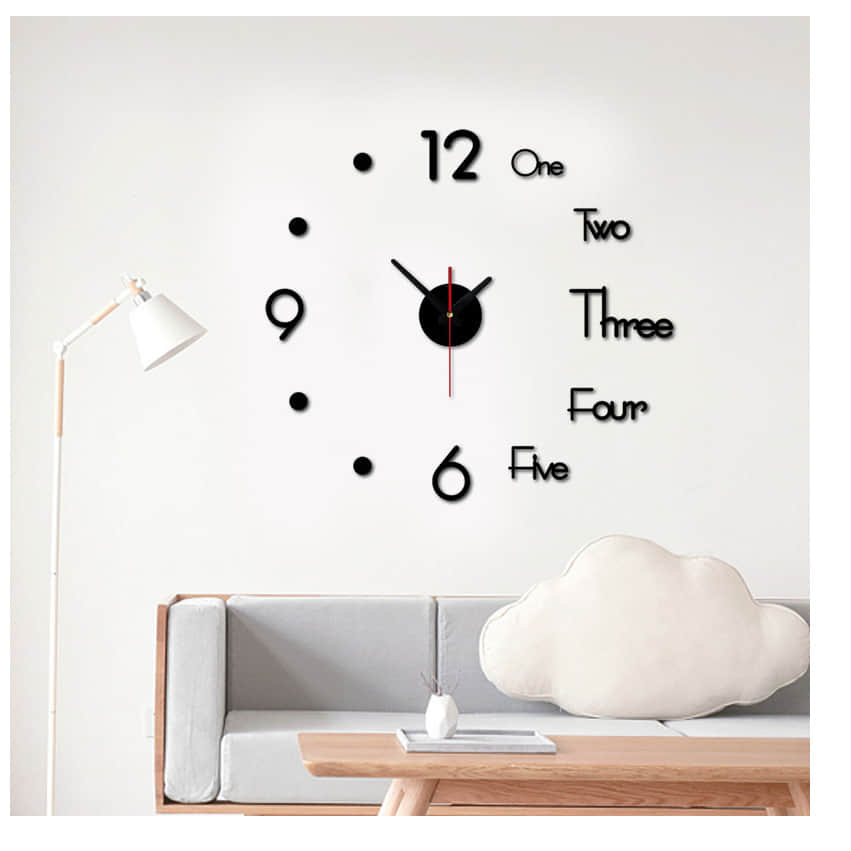 3-D Wall Clock - top_view