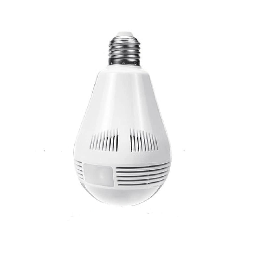 Bulb CCTV Camera Shape Fisheye Panoramic - front_view