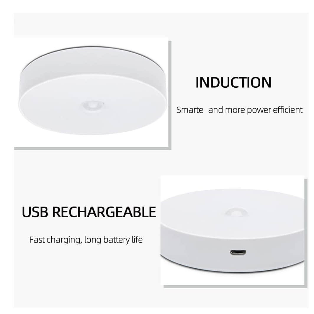 LED Motion Sensor Wireless Wall Night Light Smart Light - rear_view