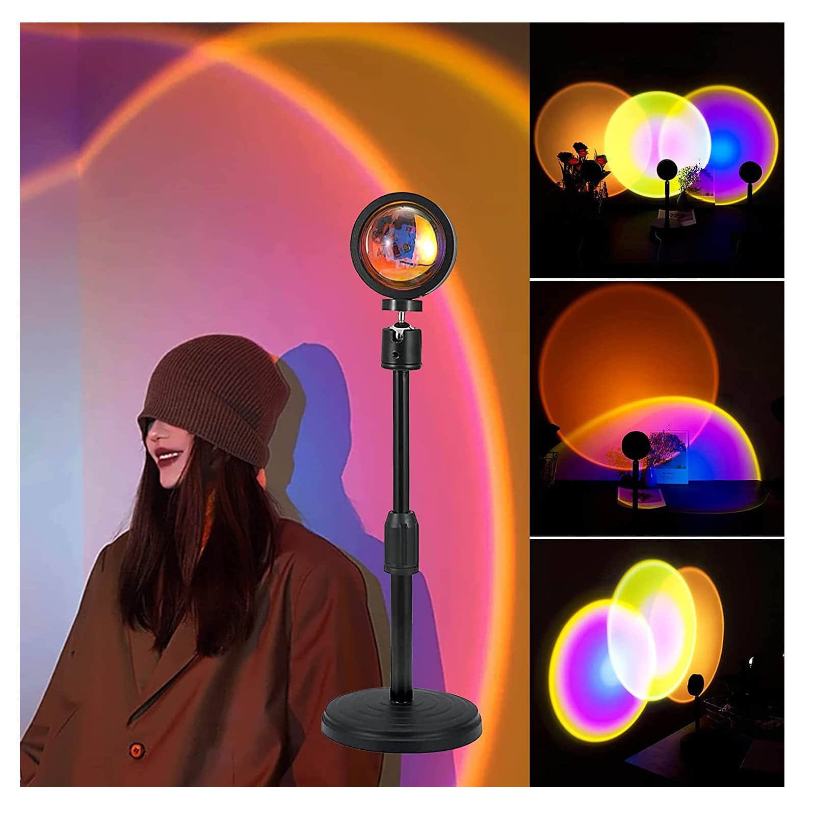 Sunset Lamp, Sunset Lamp Projection - top_view