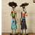 Lady (Set of 2) Iron Human Figurine - photo