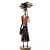 Lady (Set of 2) Iron Human Figurine - front_view