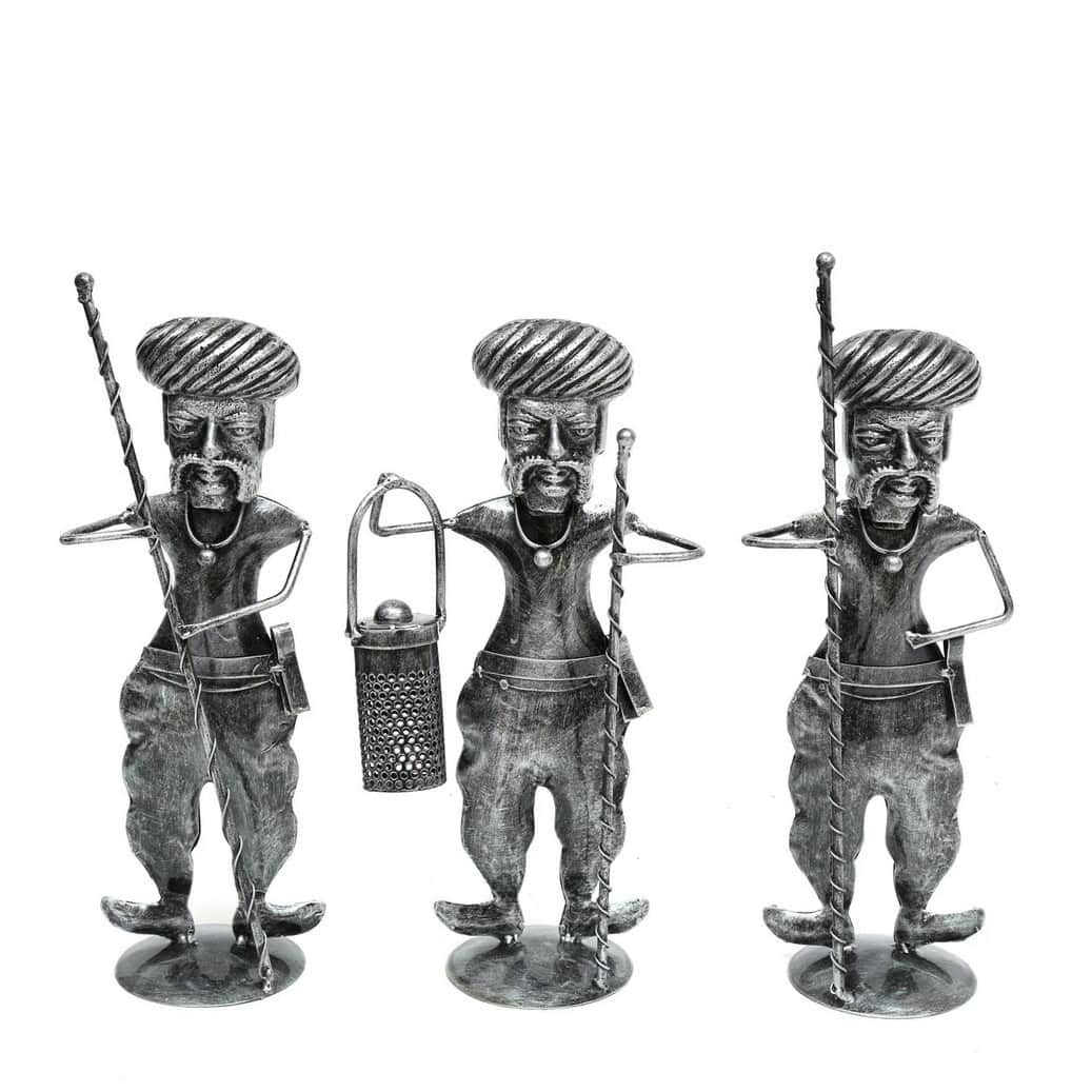 Copper Metal Musical Showpiece - top_view